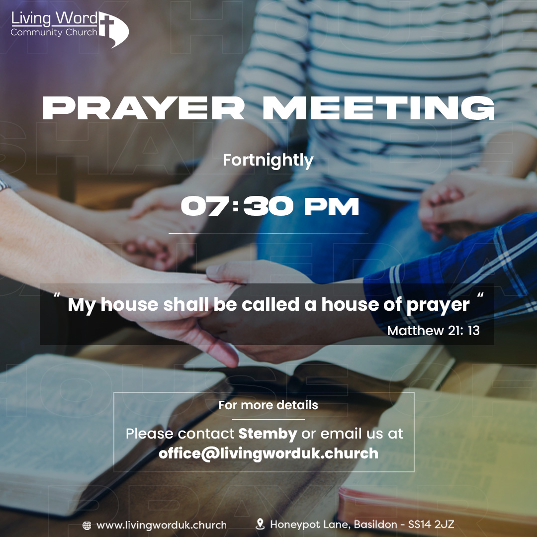 Prayer meeting Thursdays New